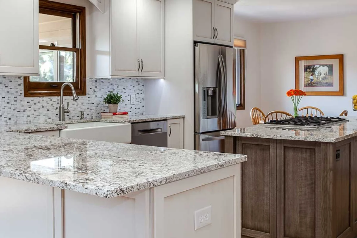 kitchen cabinet and counter top remodeling project in Santa Fe NM