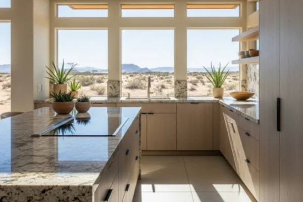 Kitchen design in hot weather in Los Alamos NM